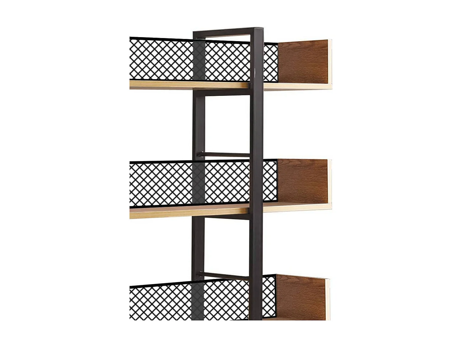 Standregal Wohnzimmerregal im Industry und Loft Stil 120 cm breit