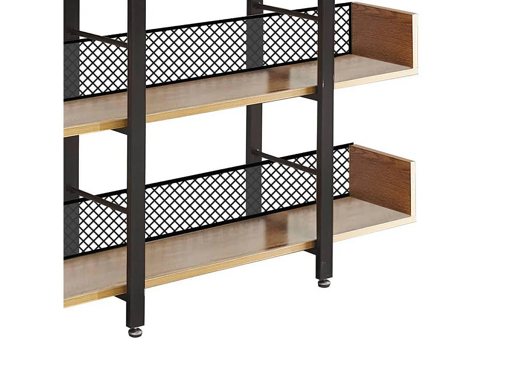 Standregal Wohnzimmerregal im Industry und Loft Stil 120 cm breit