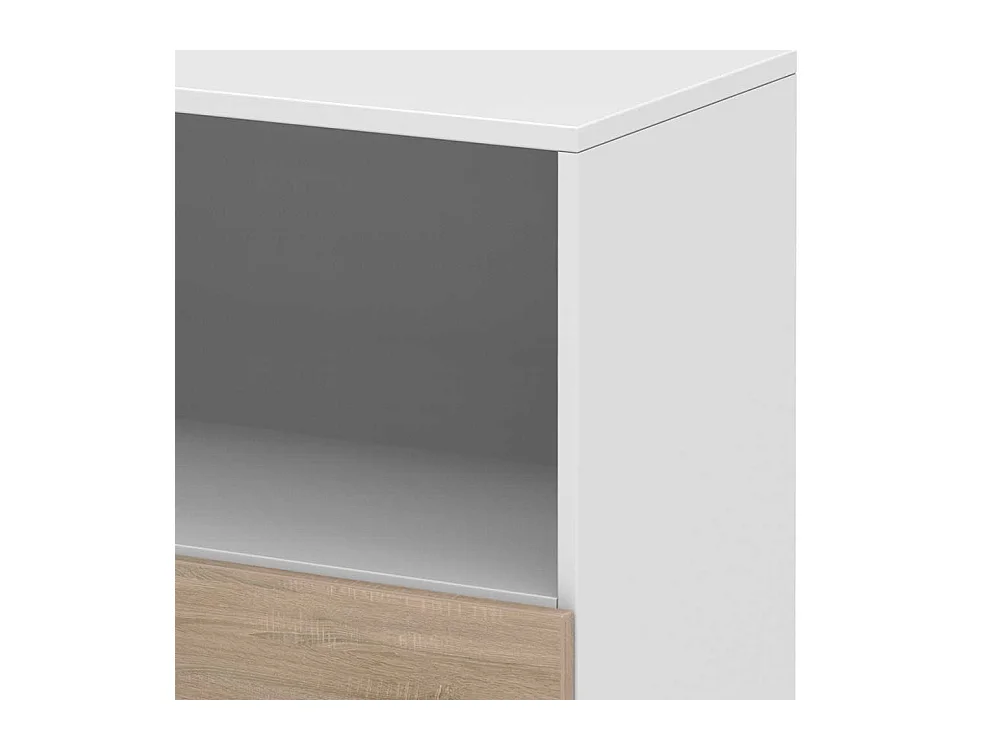 Standregal f�r Home Office mit zwei Schubladen 107 cm hoch