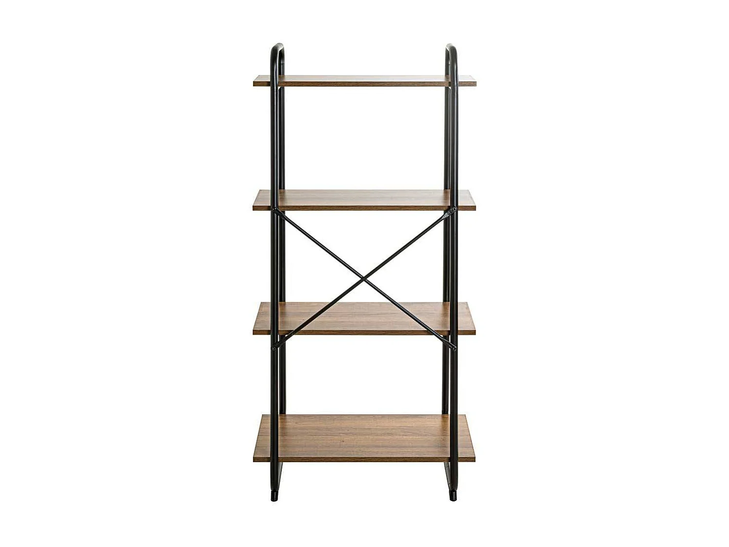 Regal in modernem Design Holzoptik Eiche & Schwarz