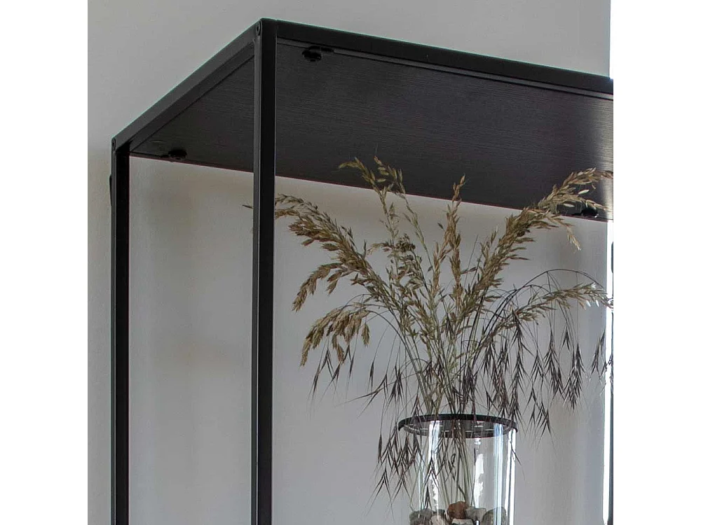 Stahl Regal in Schwarz 170 cm hoch