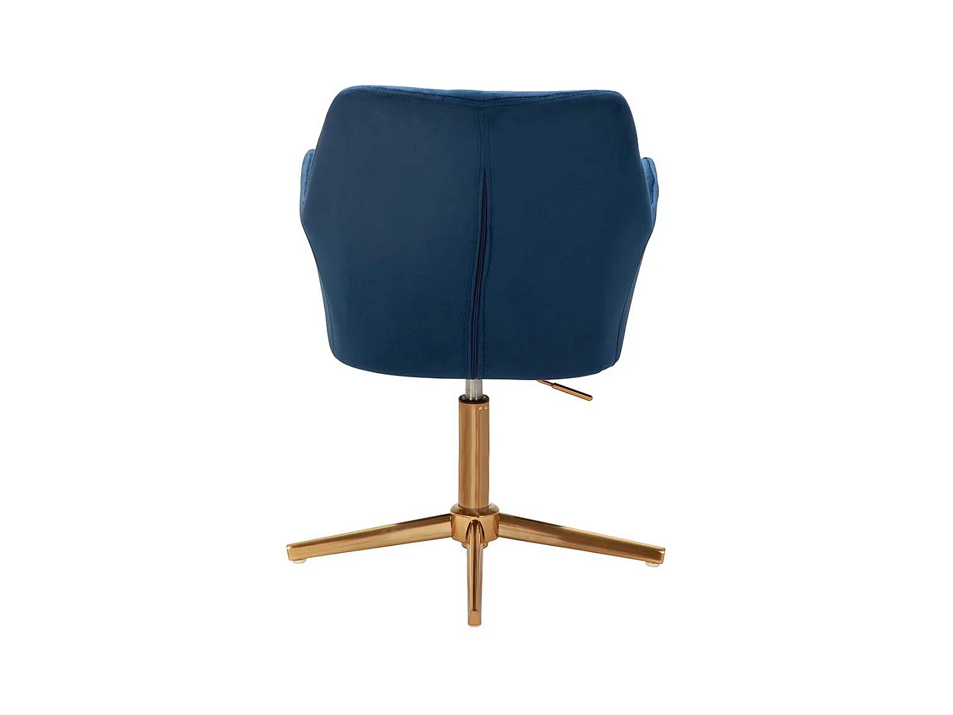 Schreibtischdrehstuhl Samt in modernem Design Gestell aus Metall