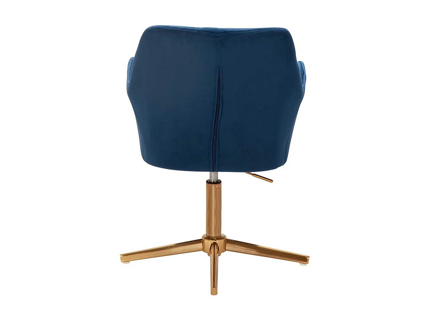 Schreibtischdrehstuhl Samt in modernem Design Gestell aus Metall