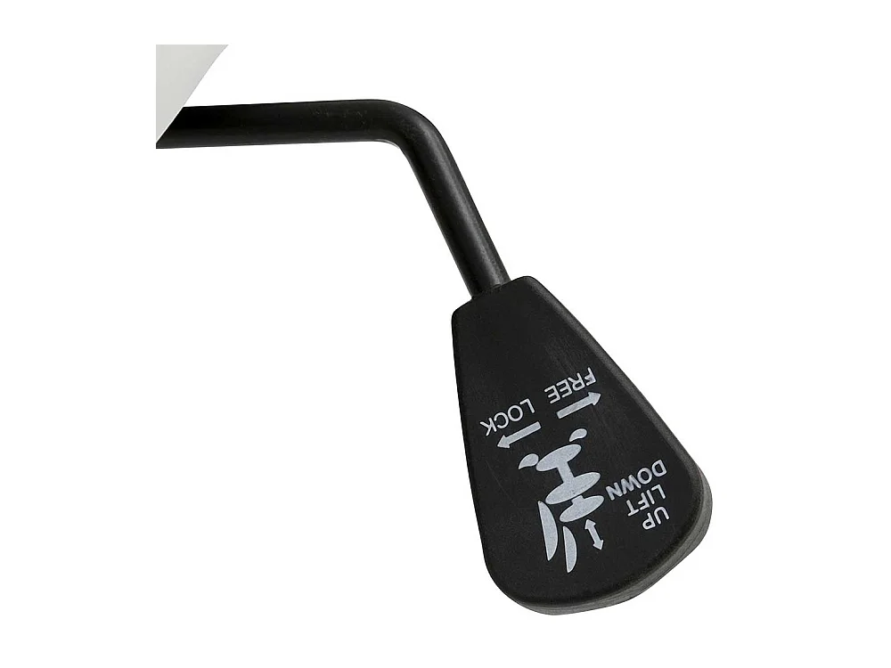 Schreibtischsessel in Schwarz und Chrom höhenverstellbarem Sitz