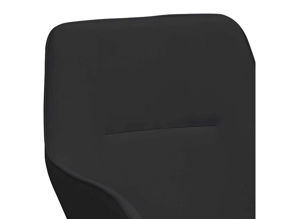 Schreibtischsessel in Schwarz und Chrom höhenverstellbarem Sitz