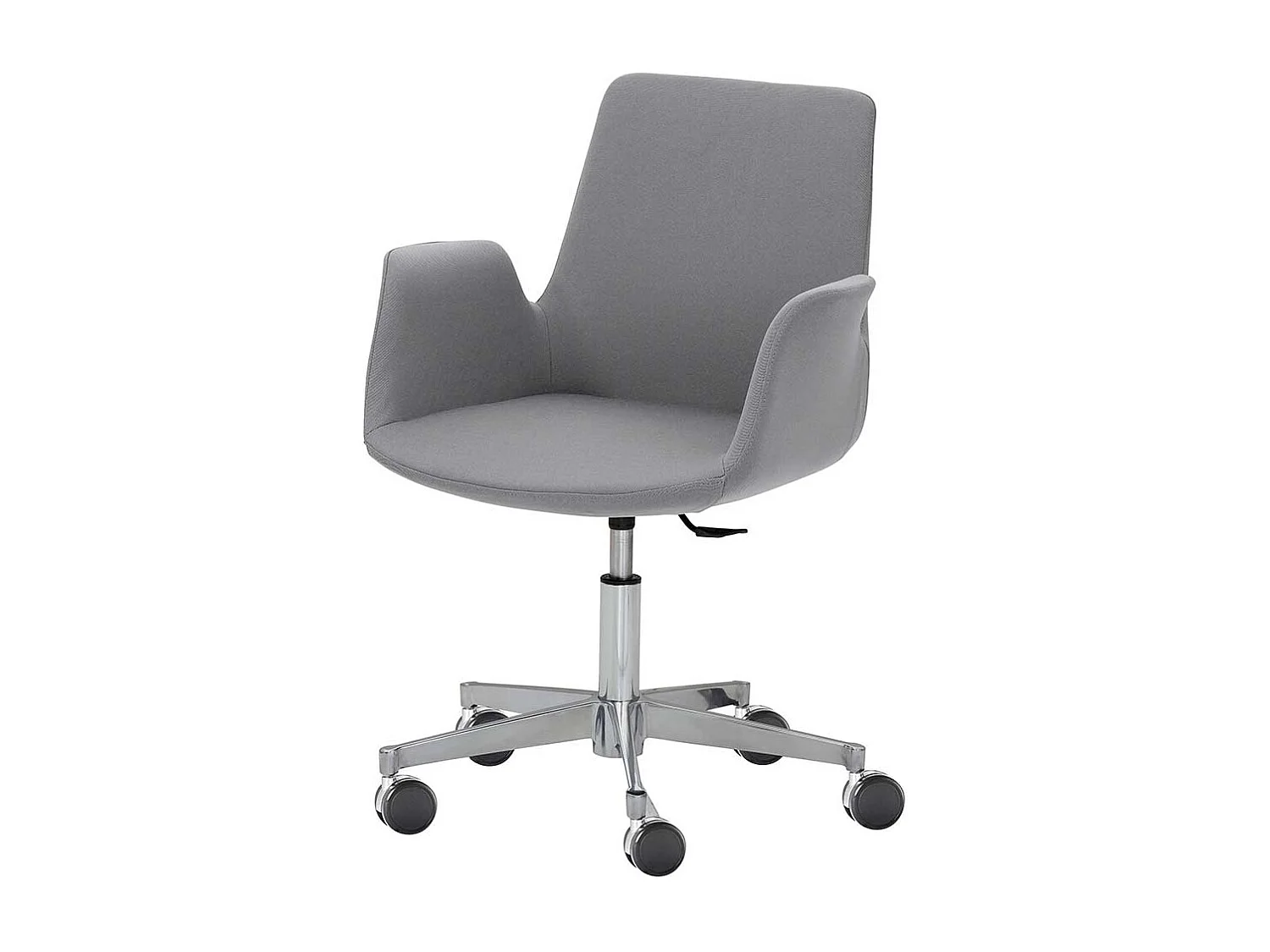 Schreibtischdrehstuhl mit Armlehnen Gestell aus Metall