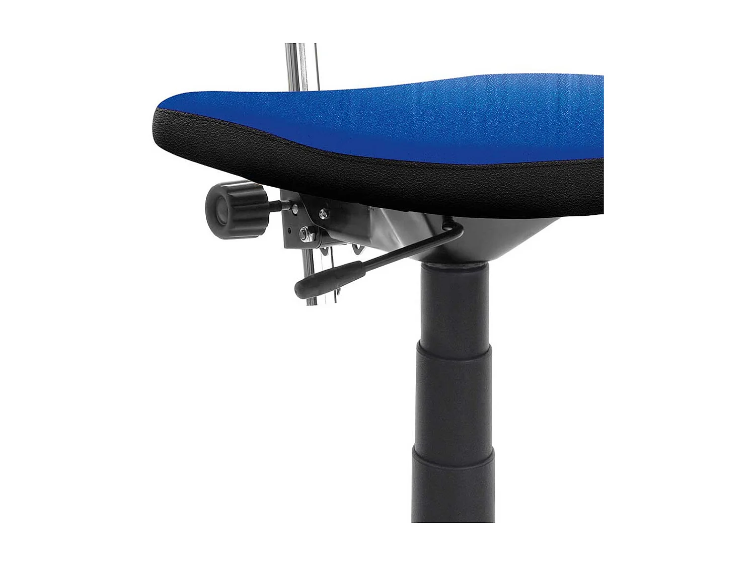 Ergonomischer Drehstuhl in Blau höhenverstellbarem Sitz