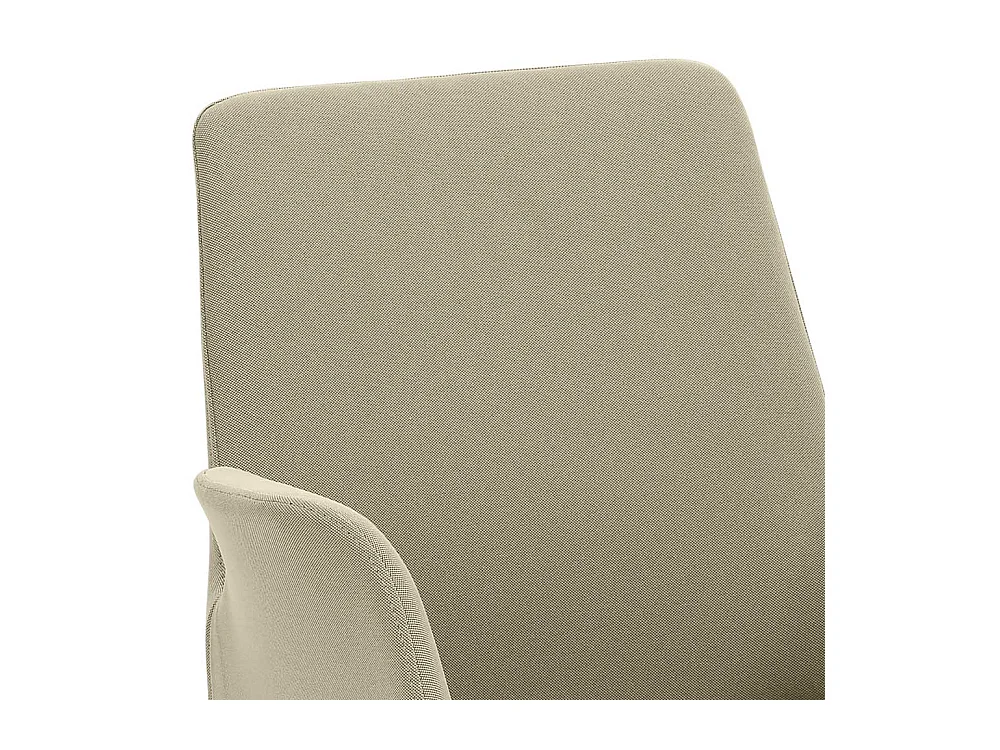 Schreibtischstuhl in Taupe Gestell aus Metall