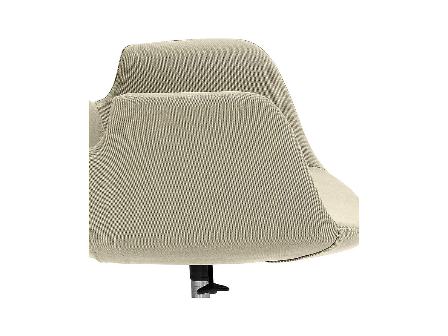 Schreibtischstuhl in Taupe Gestell aus Metall