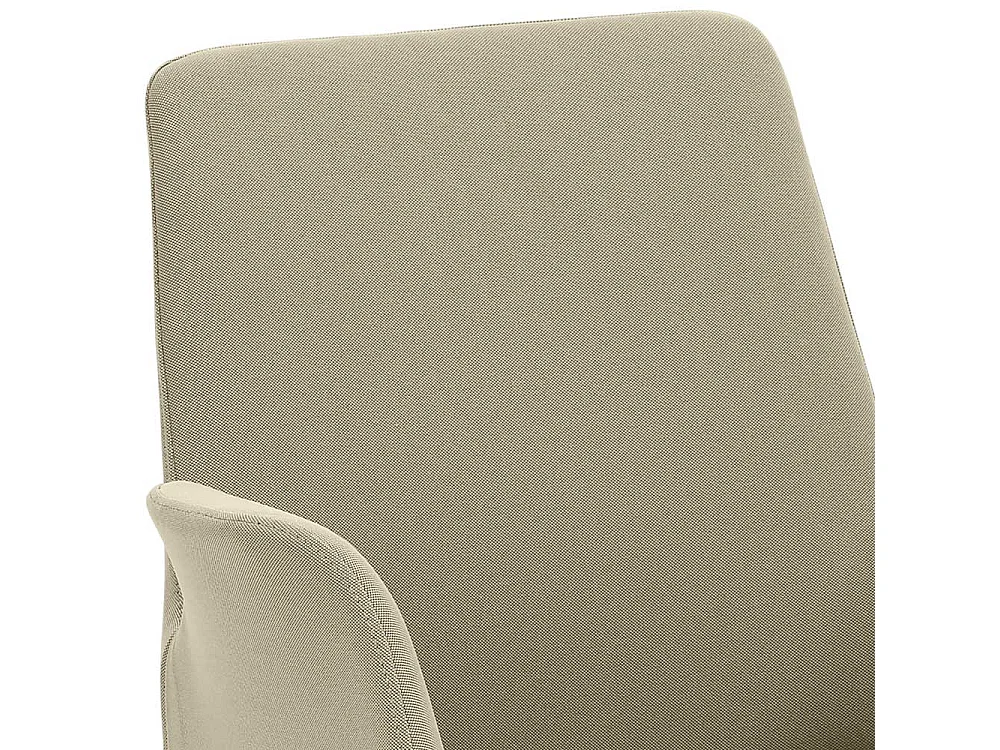 Schreibtischstuhl in Taupe Gestell aus Metall