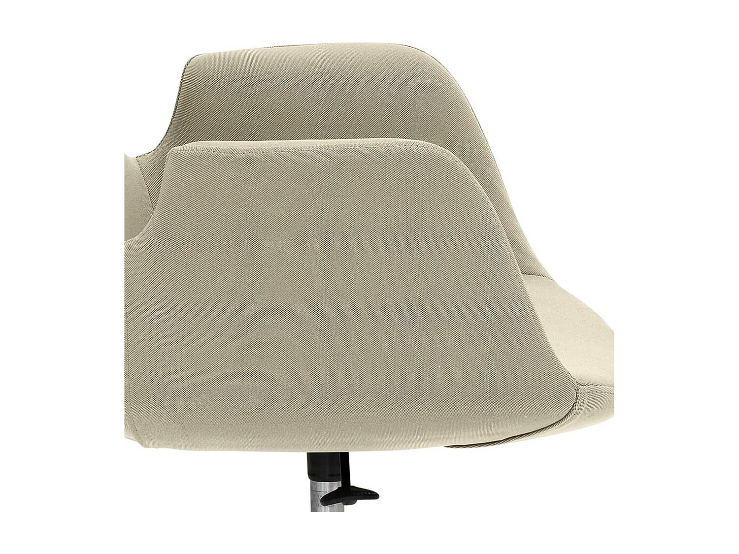 Schreibtischstuhl in Taupe Gestell aus Metall