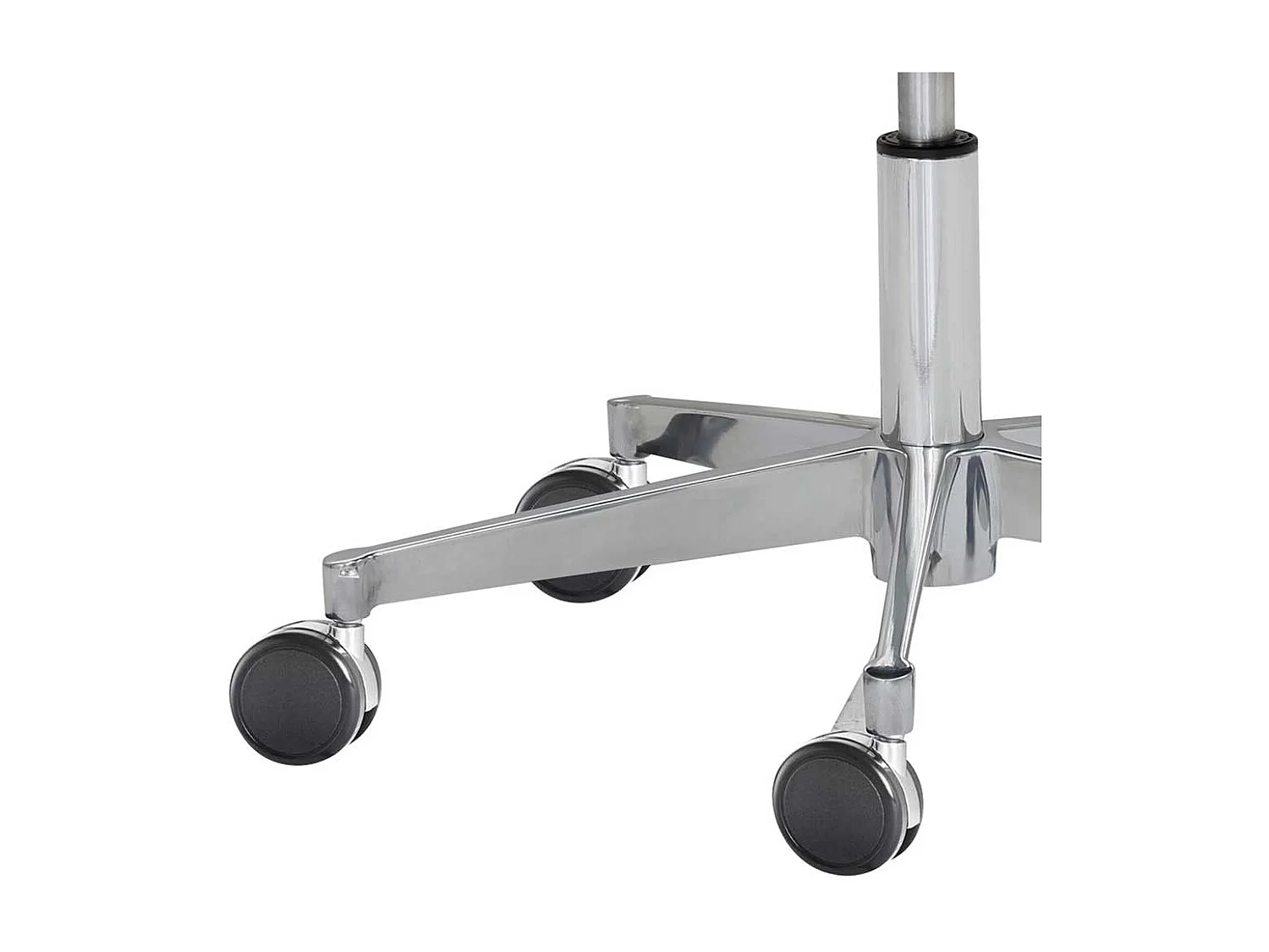 Schreibtischstuhl in Taupe Gestell aus Metall