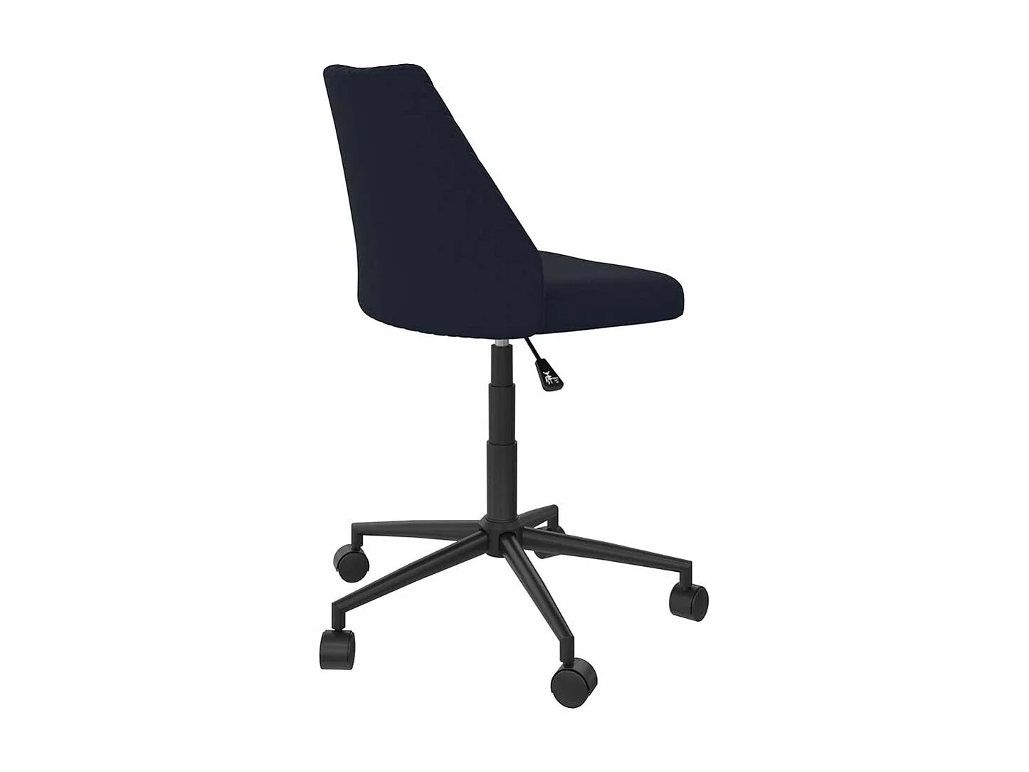 Schreibtischdrehstuhl blau aus Webstoff Gestell aus Metall