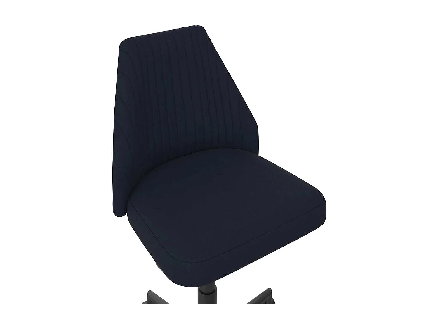 Schreibtischdrehstuhl blau aus Webstoff Gestell aus Metall