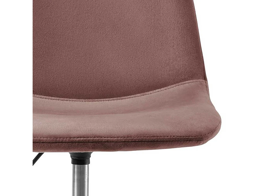 Schreibtischstuhl Drehstuhl aus Samt mit Rollen