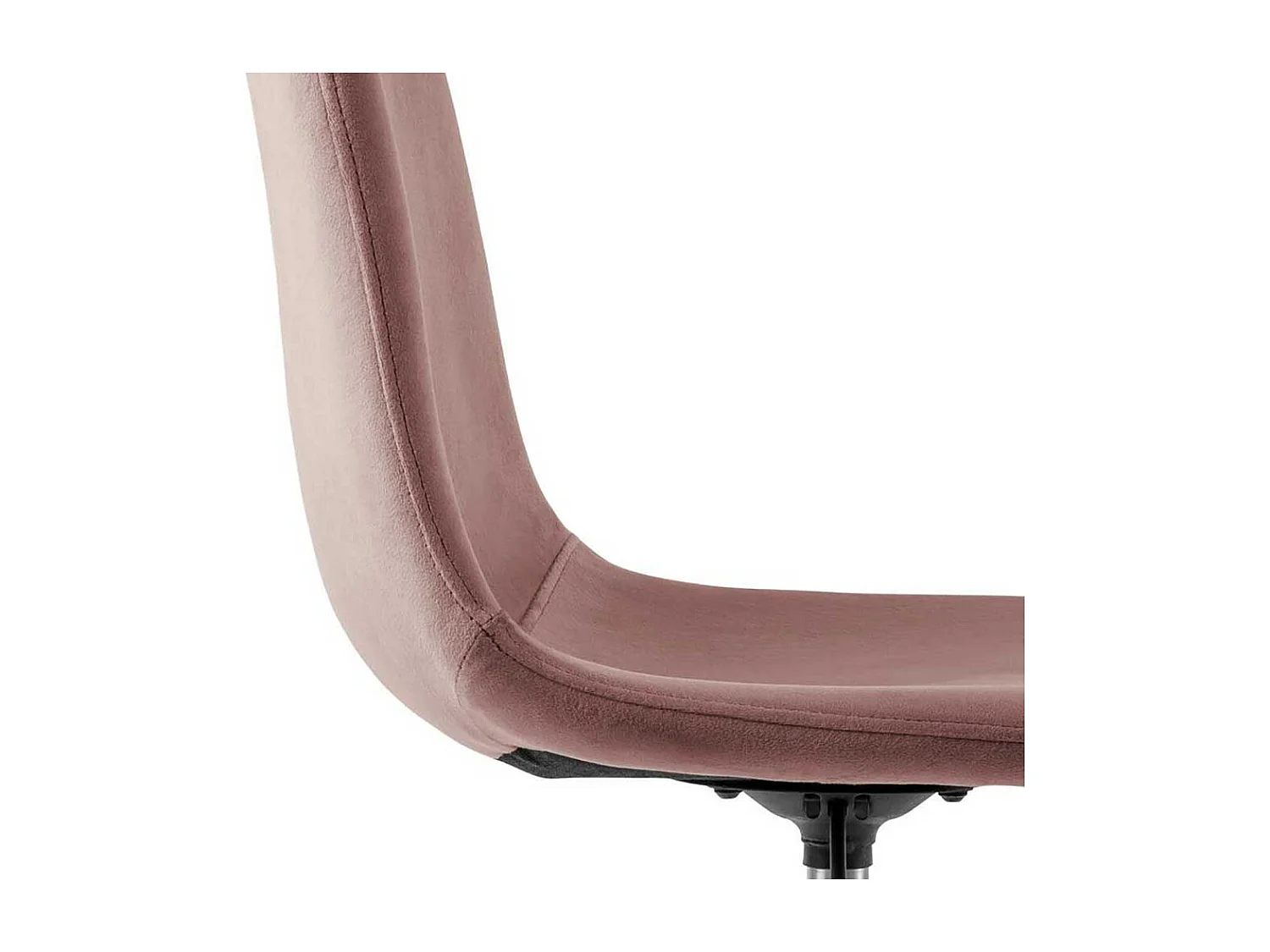 Schreibtischstuhl Drehstuhl aus Samt mit Rollen