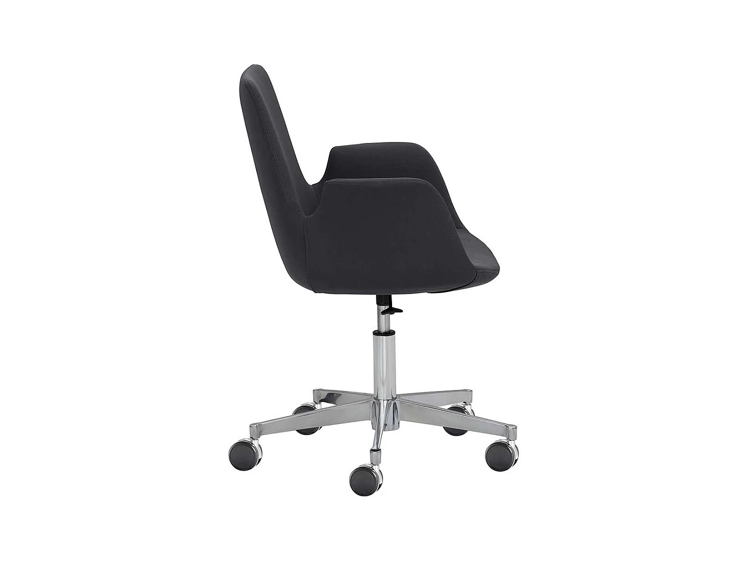 Schreibtischdrehstuhl in Anthrazit höhenverstellbarem Sitz