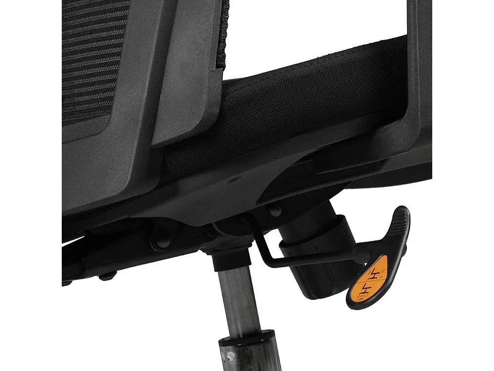 Schreibtischdrehstuhl in Schwarz hoher Rückenlehne