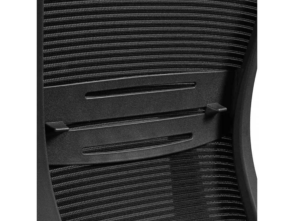 Schreibtischdrehstuhl in Schwarz hoher Rückenlehne