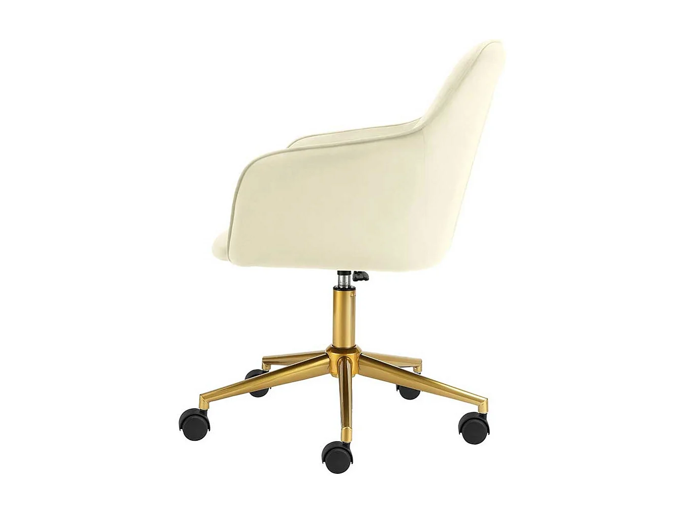 Schreibtischstuhl Bürostuhl mit Rollen höhenverstellbar