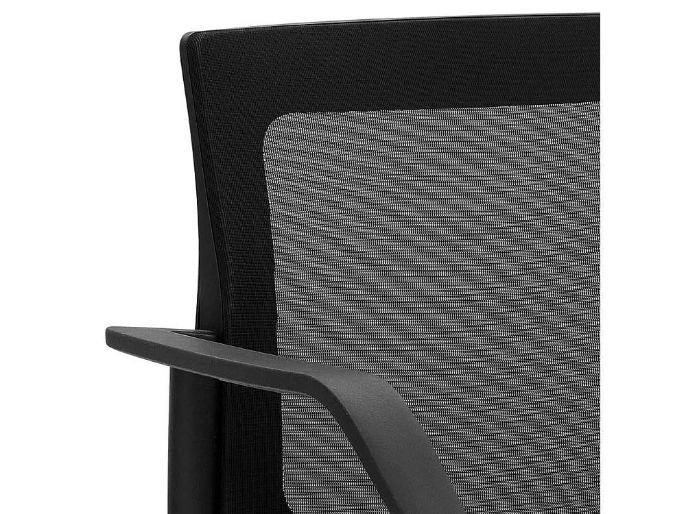 Seminarstuhl mit Armlehnen Bezug Webstoff und Mesh