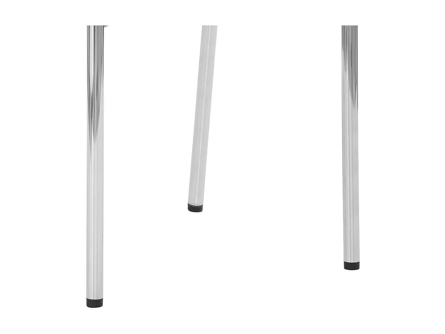 Stapelstuhl mit Armlehnen in Grau & Chromfarben 47 cm Sitzhöhe