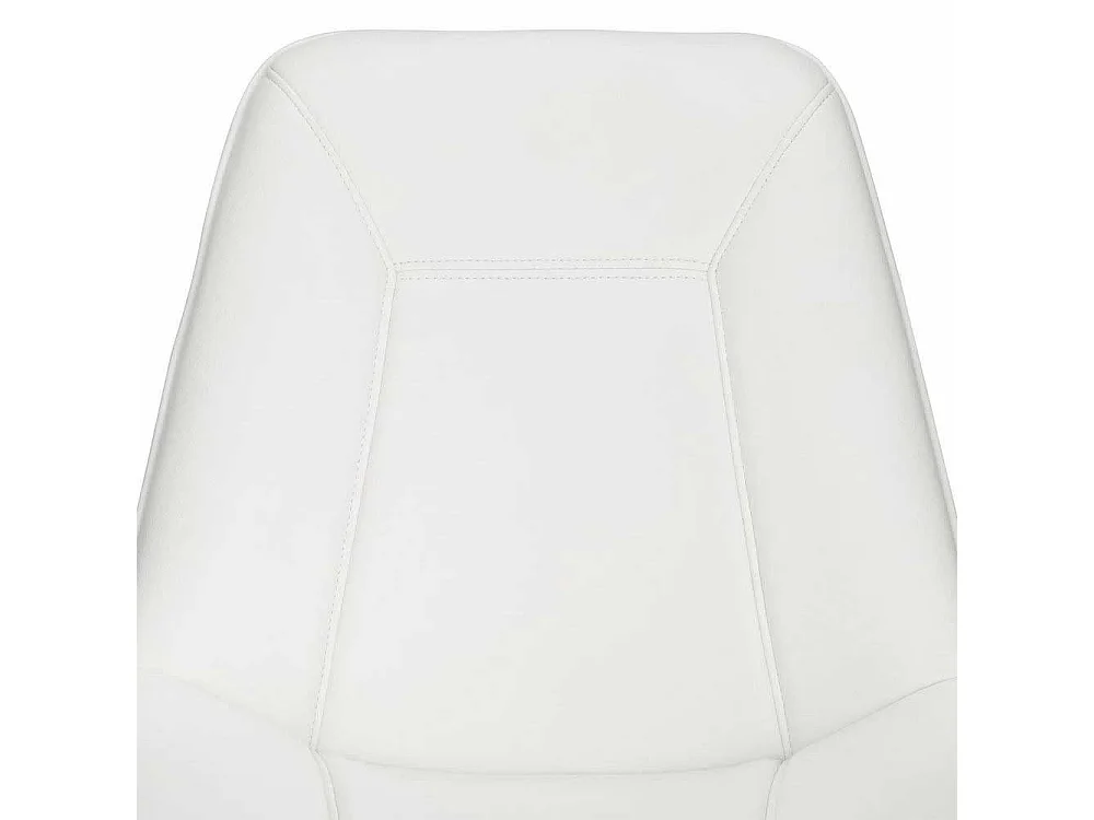 Drehbarer Schreibtischstuhl in Weiß höhenverstellbarem Sitz