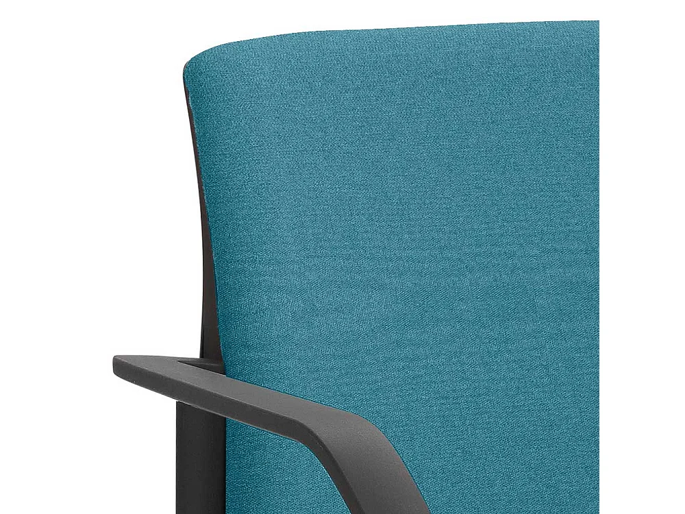 Freischwinger zum Stapeln objektgeeignet Türkis & Schwarz