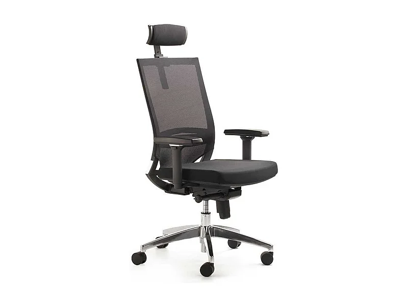 Büro Drehstuhl mit Kopfstütze schwenkbare Armlehnen