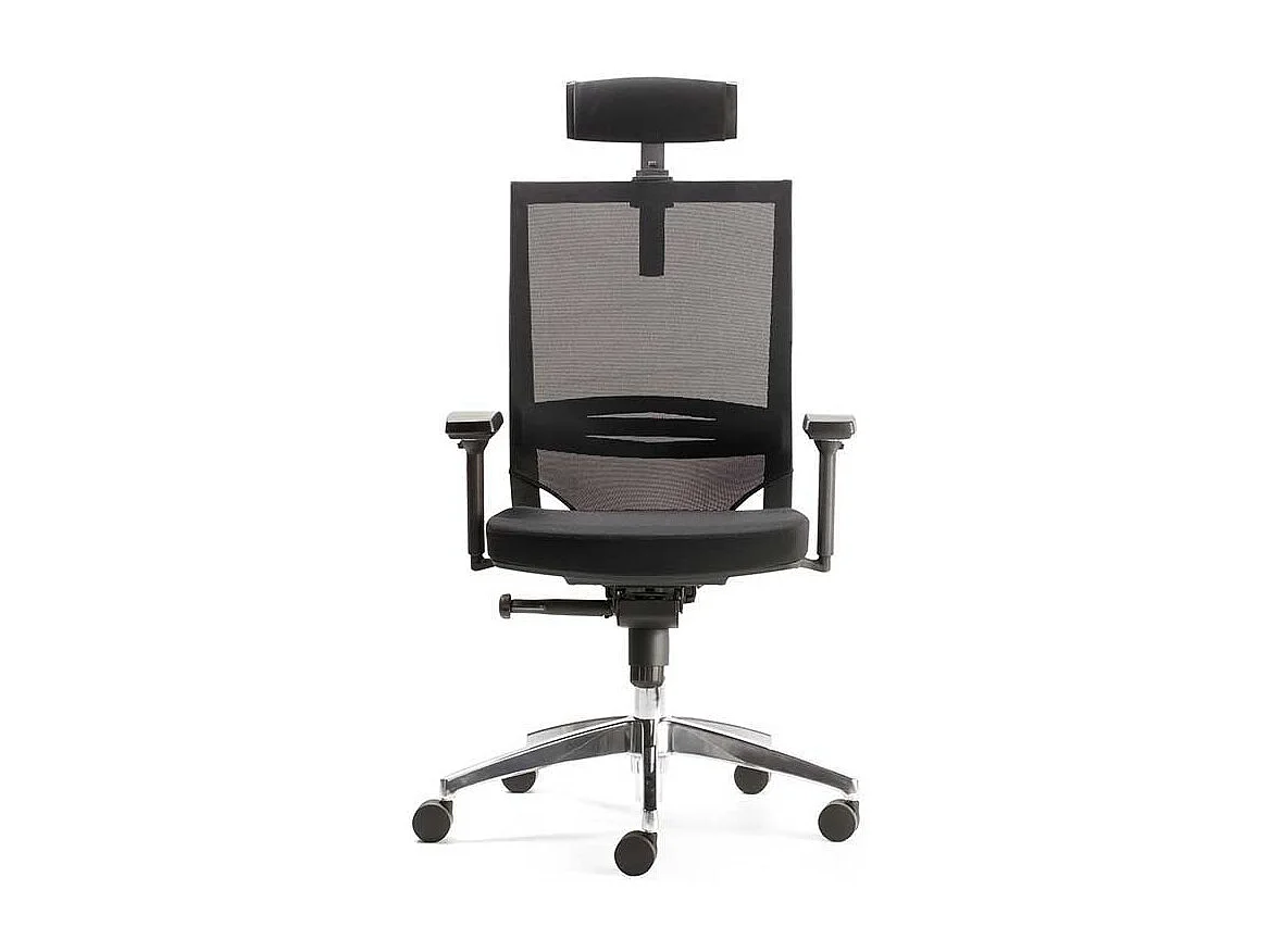 Büro Drehstuhl mit Kopfstütze schwenkbare Armlehnen