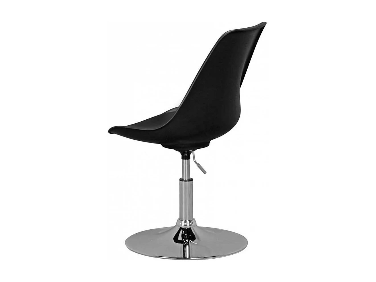 Retro Schreibtischstuhl mit Schalensitz höhenverstellbar