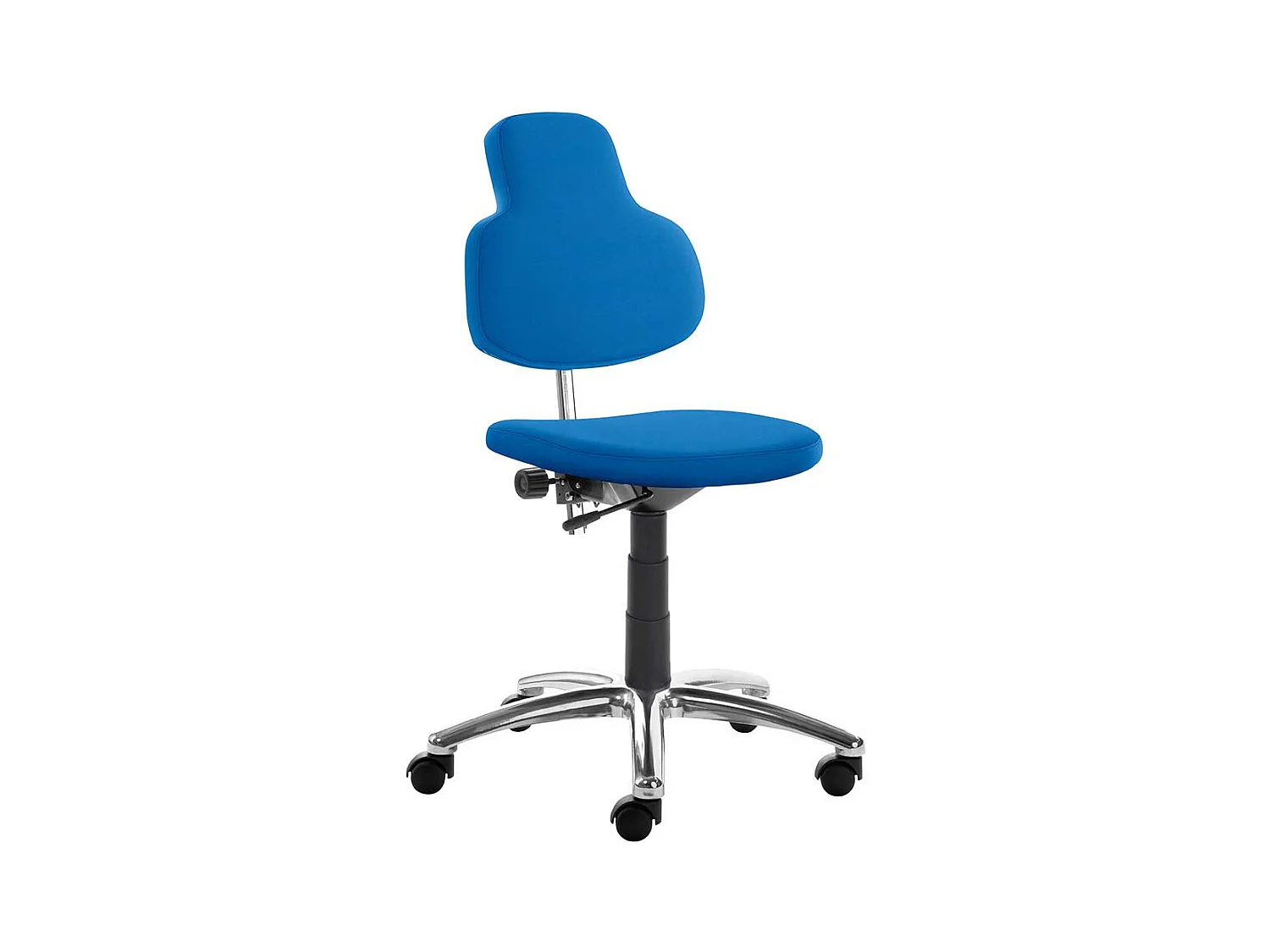 Ergonomischer B�rostuhl in Blau verstellbarer R�ckenlehne