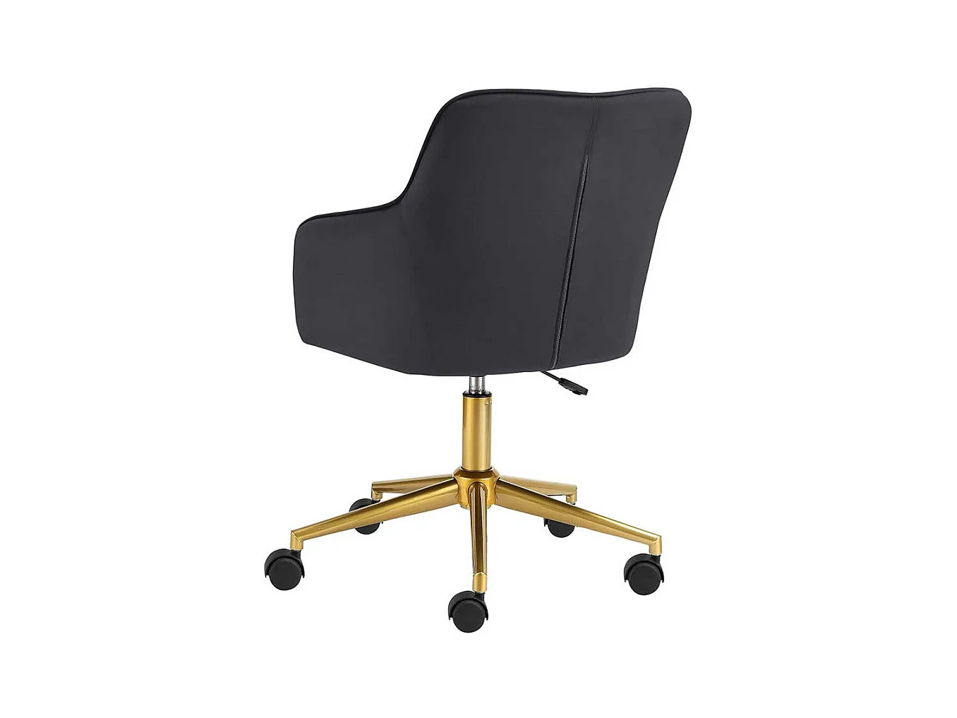 Schreibtischstuhl Bürostuhl in Goldfarben und Schwarz