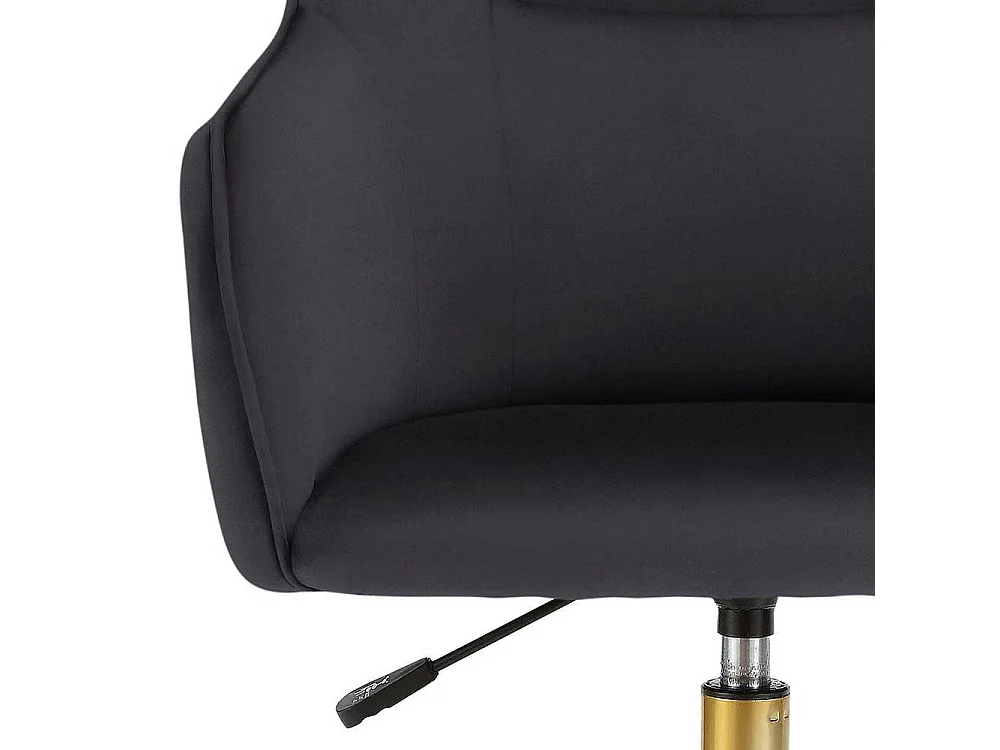 Schreibtischstuhl Bürostuhl in Goldfarben und Schwarz