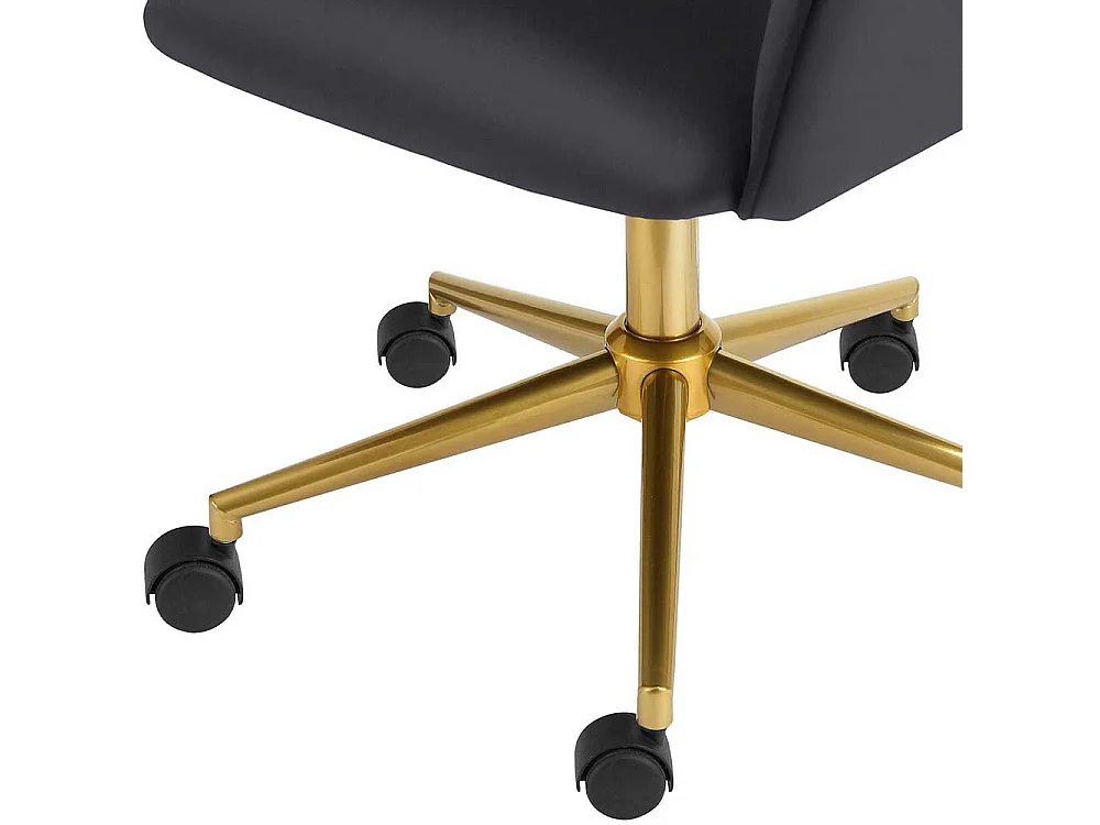 Schreibtischstuhl Bürostuhl in Goldfarben und Schwarz