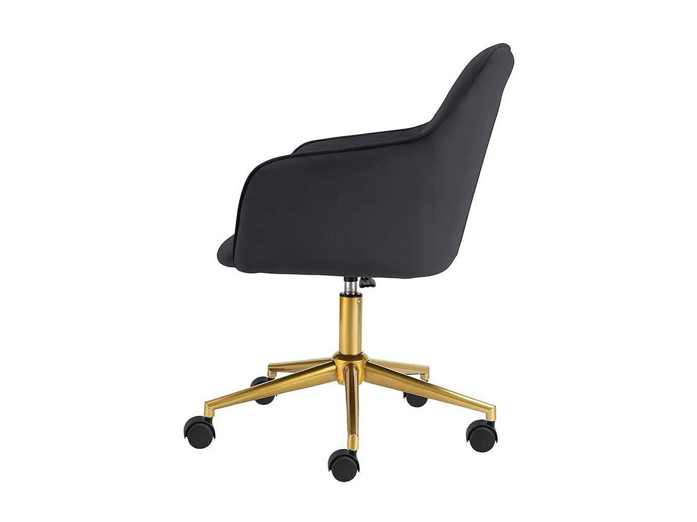 Schreibtischstuhl Bürostuhl in Goldfarben und Schwarz