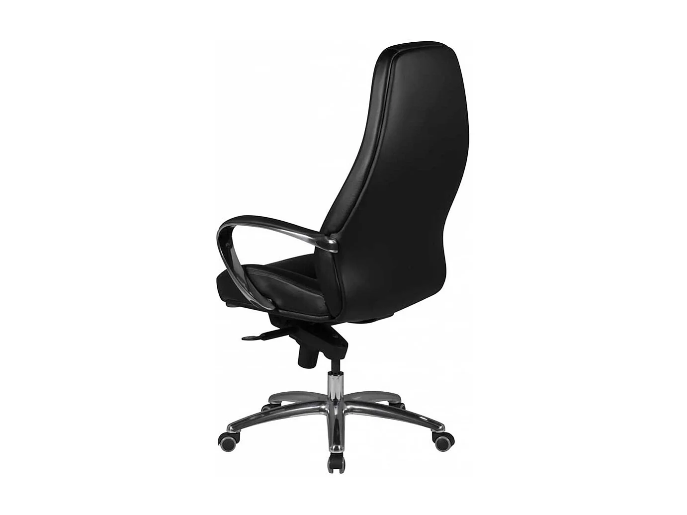 Ergonomischer Chef Sessel aus gedecktem Glattleder Kunstleder