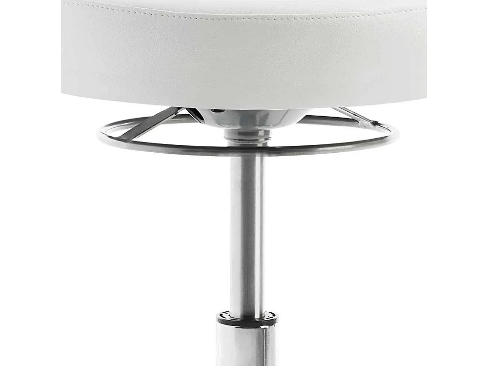 Moderner Drehstuhl durch Gasdruck höhenverstellbar Kunstleder und Metall