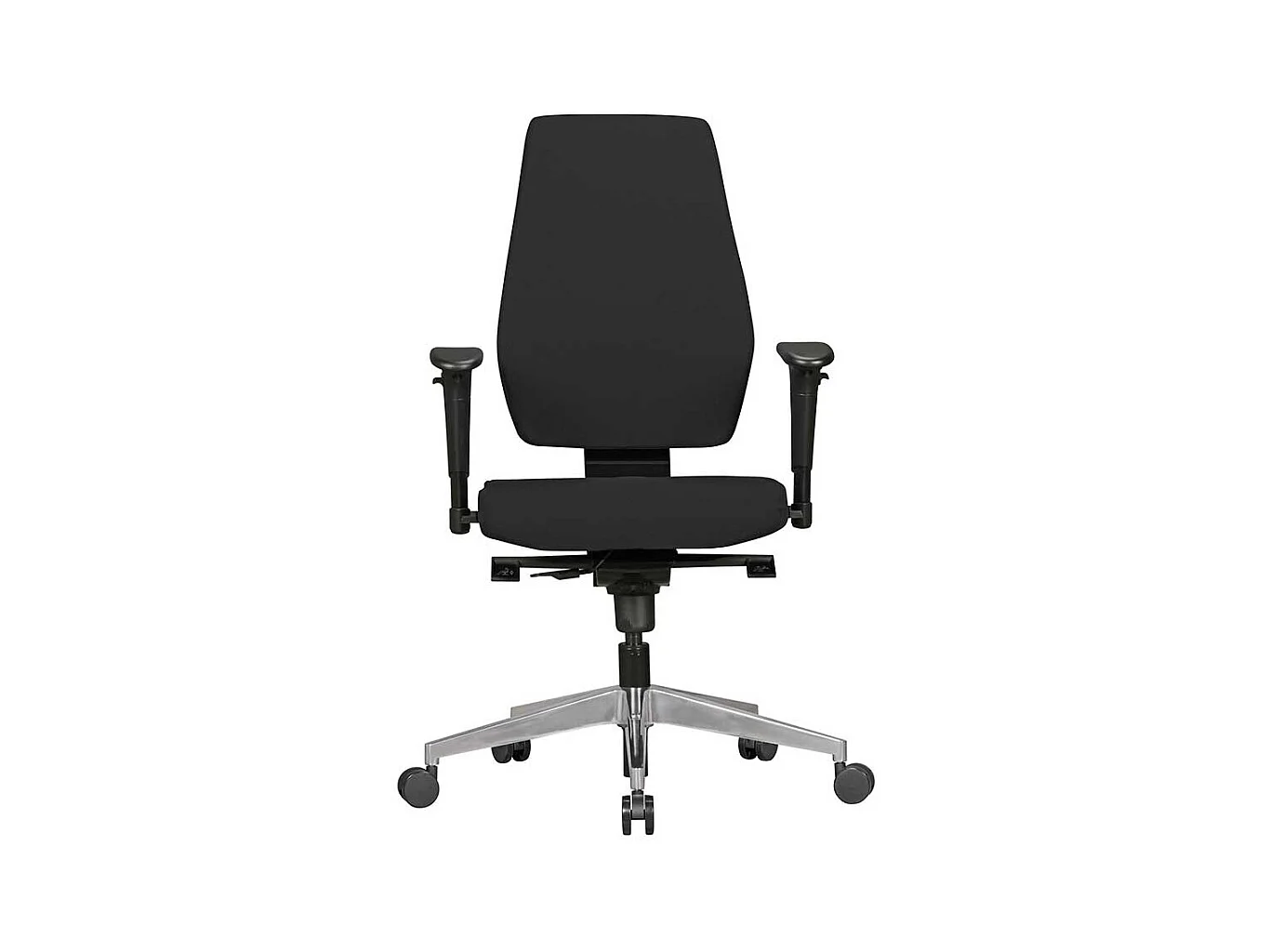 Ergonomischer Bürostuhl in Schwarz verstellbaren Armlehnen