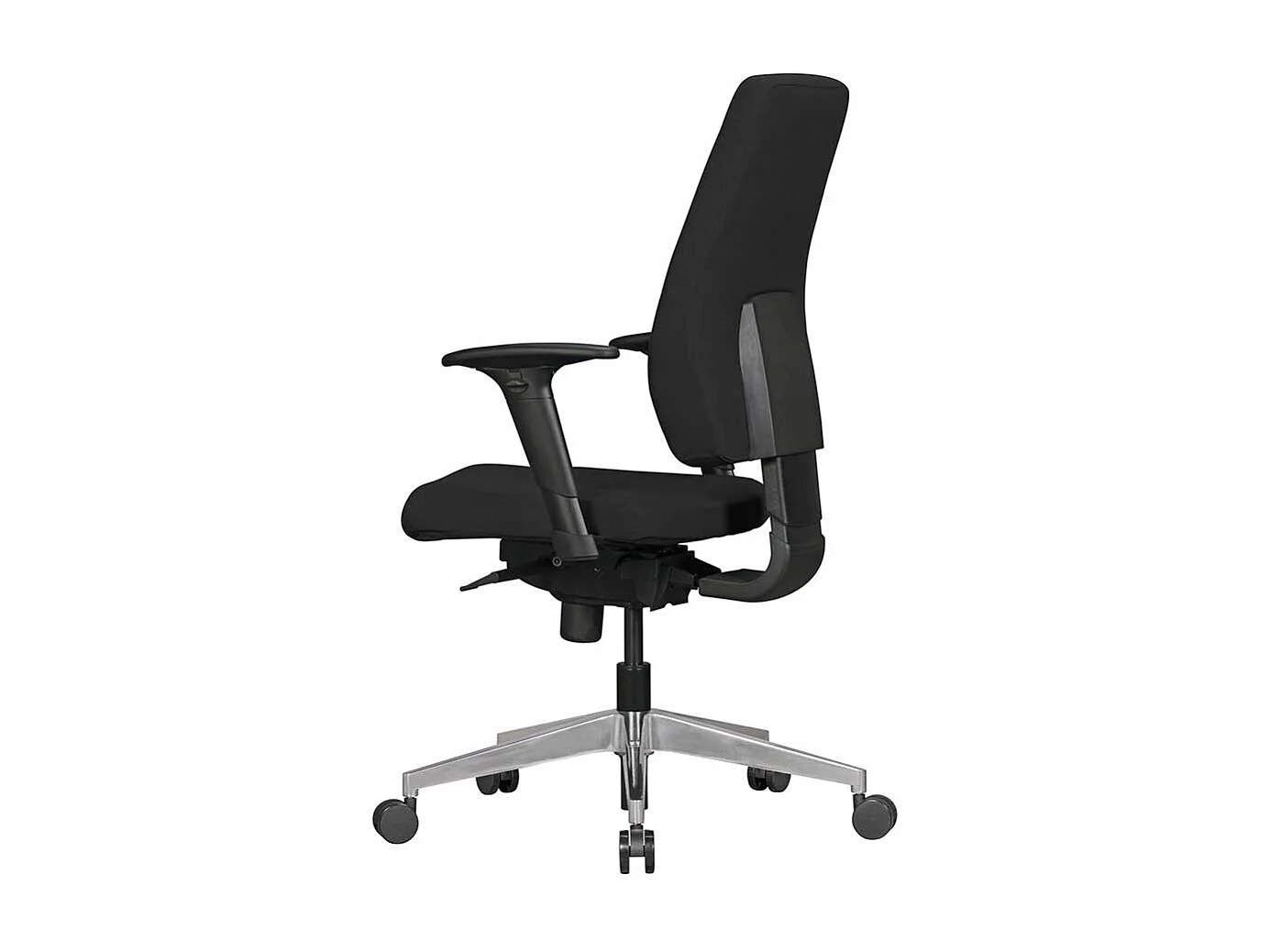 Ergonomischer Bürostuhl in Schwarz verstellbaren Armlehnen