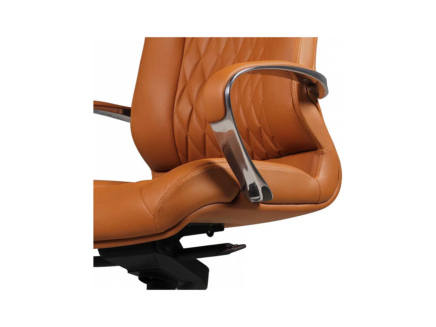 Luxus Chef Sessel in Hellbraun Lendenwirbelstütze