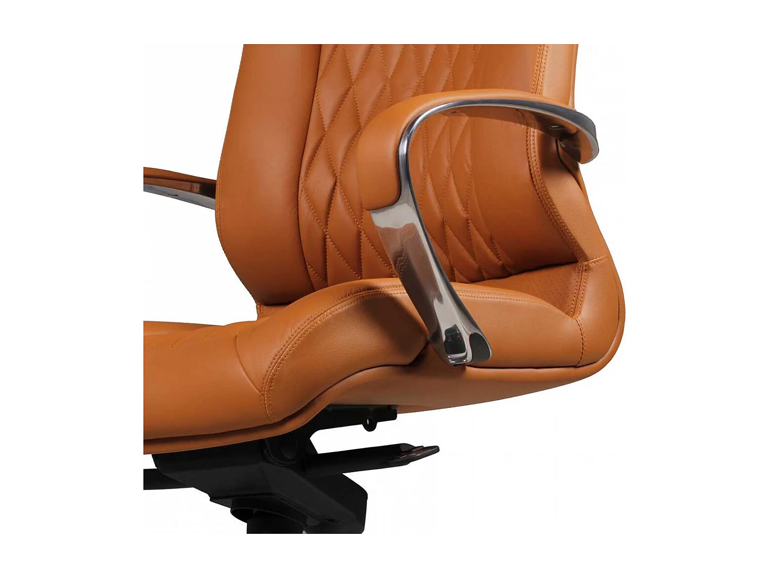 Luxus Chef Sessel in Hellbraun Lendenwirbelstütze