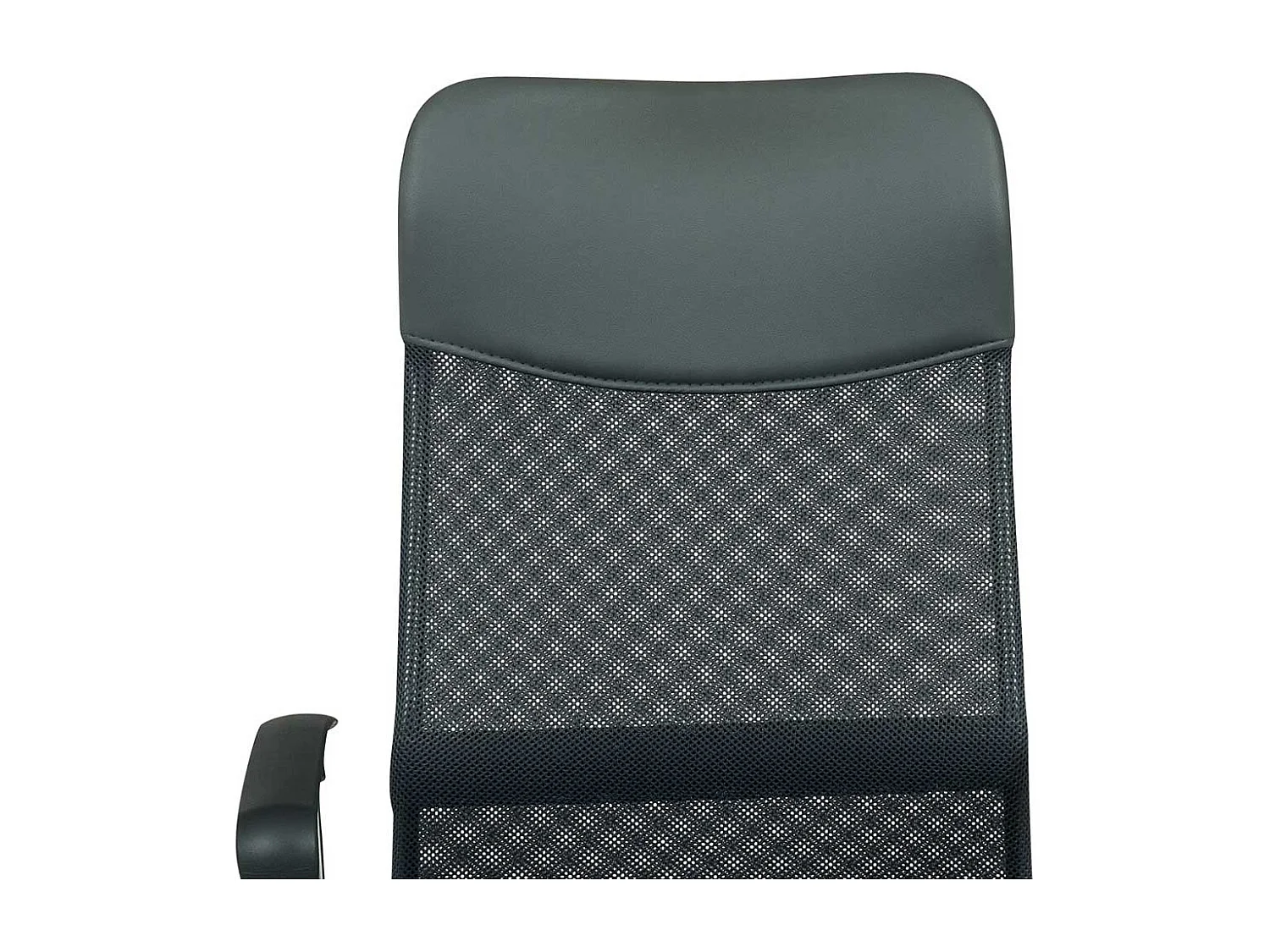 Bürosessel in Schwarz und Silberfarben Armlehnen