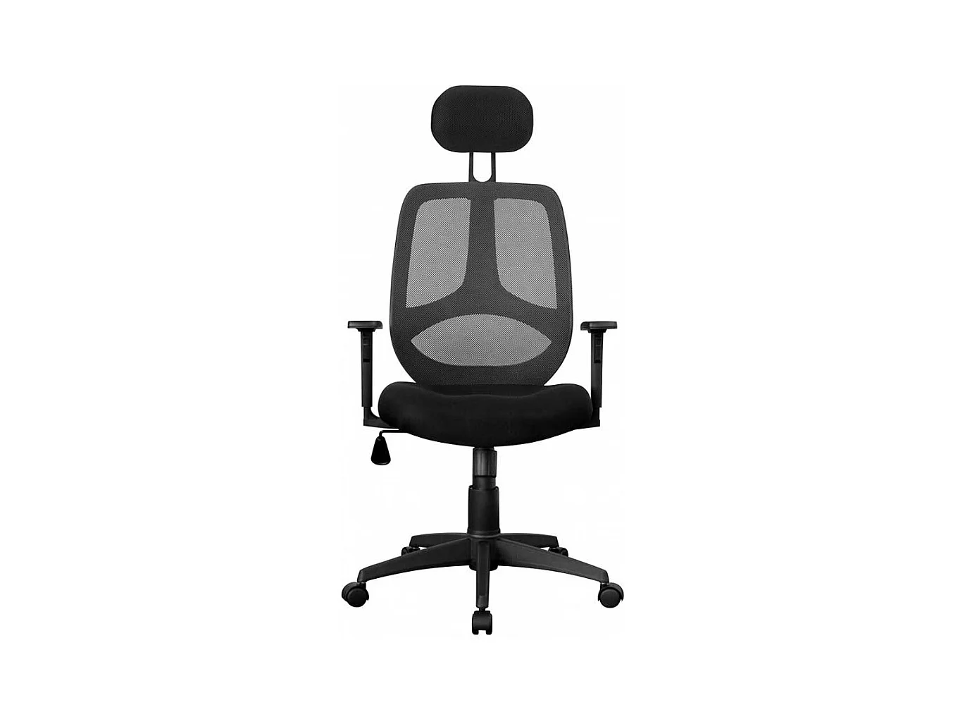 Ergonomischer Bürostuhl mit Lendenwirbelstütze hoher Lehne