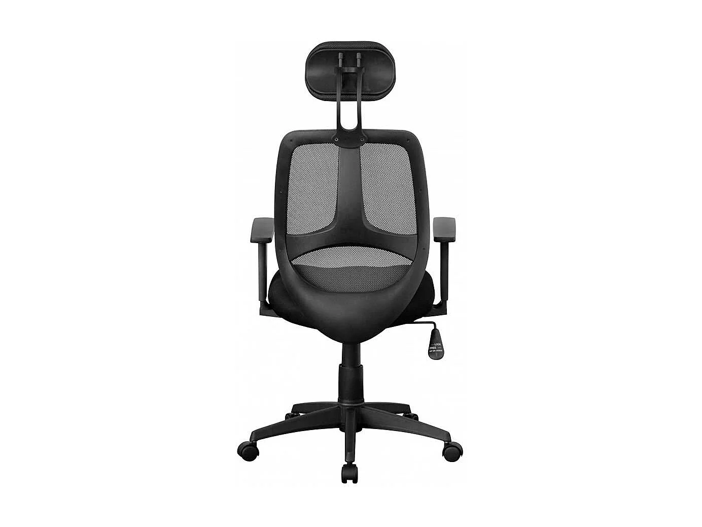 Ergonomischer Bürostuhl mit Lendenwirbelstütze hoher Lehne