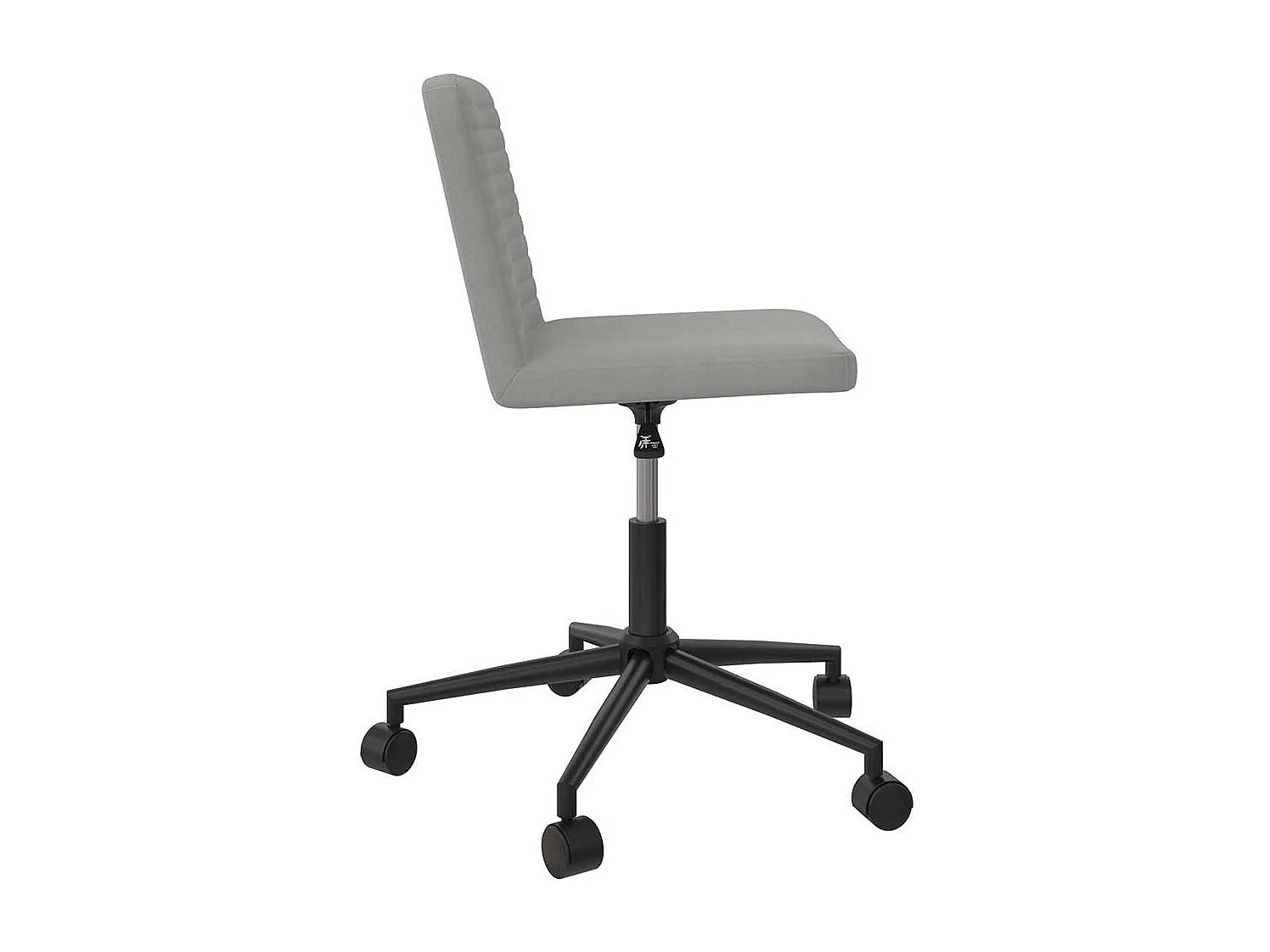 Schreibtischstuhl verstellbar in modernem Design Grau und Schwarz