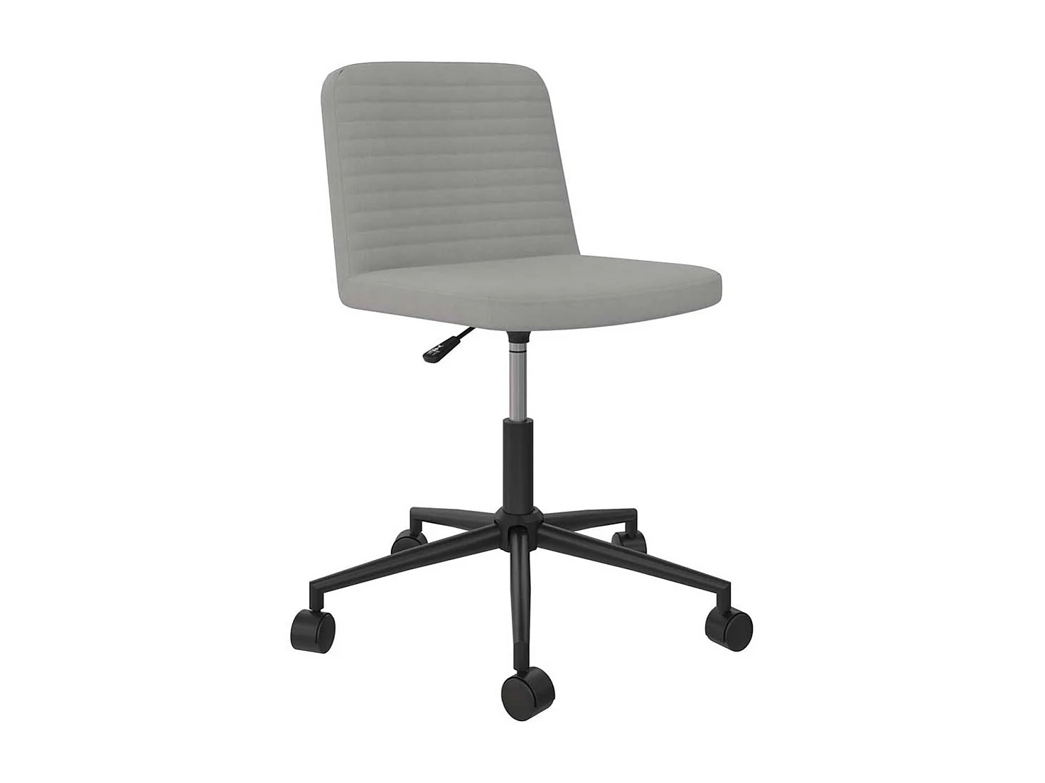 Schreibtischstuhl verstellbar in modernem Design Grau und Schwarz