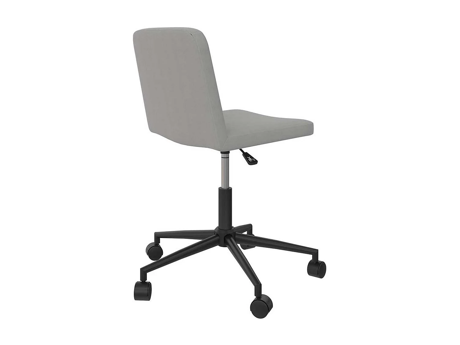 Schreibtischstuhl verstellbar in modernem Design Grau und Schwarz