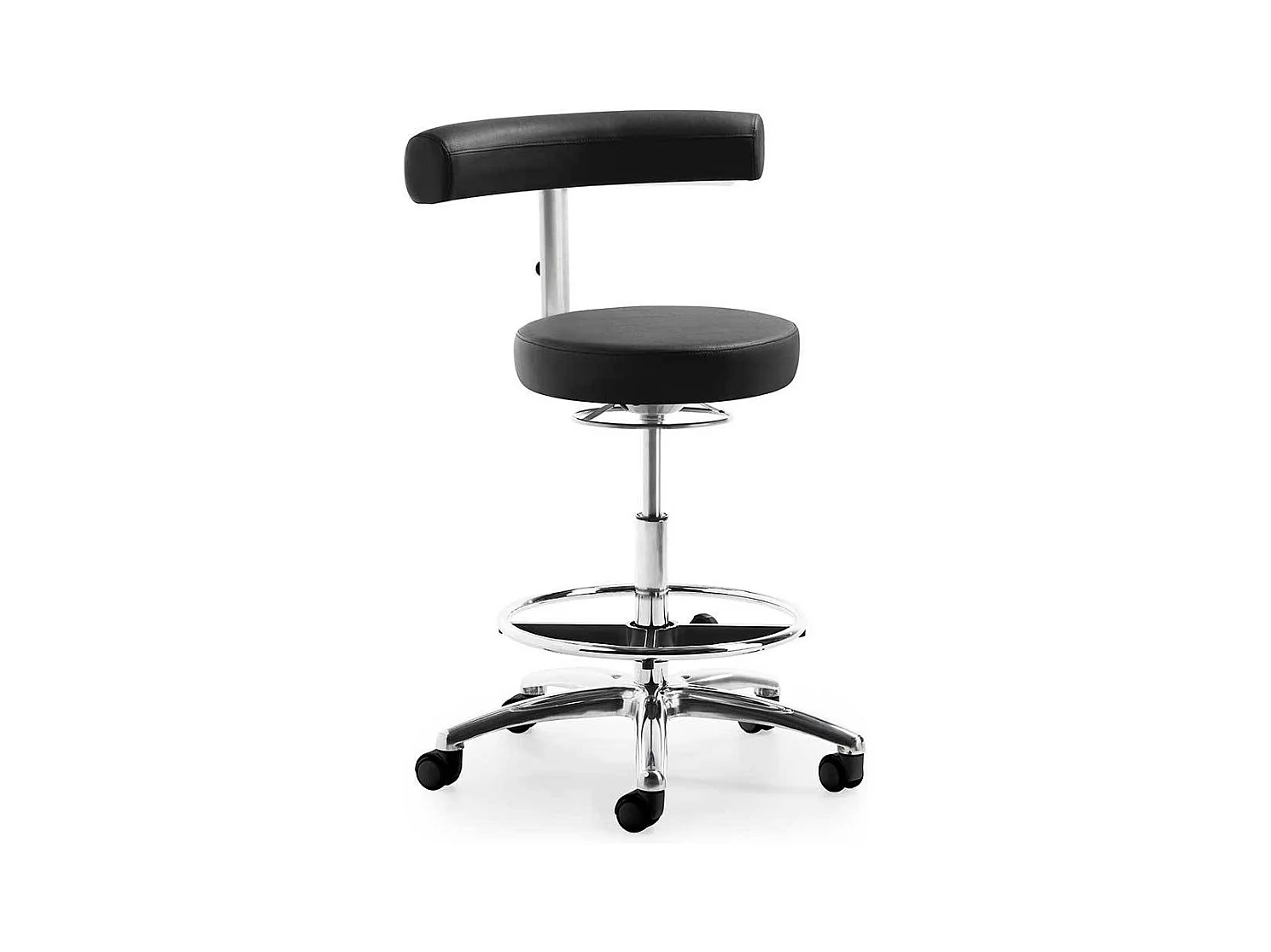 Drehstuhl mit Armablage in modernem Design Gasdruck höhenverstellbar