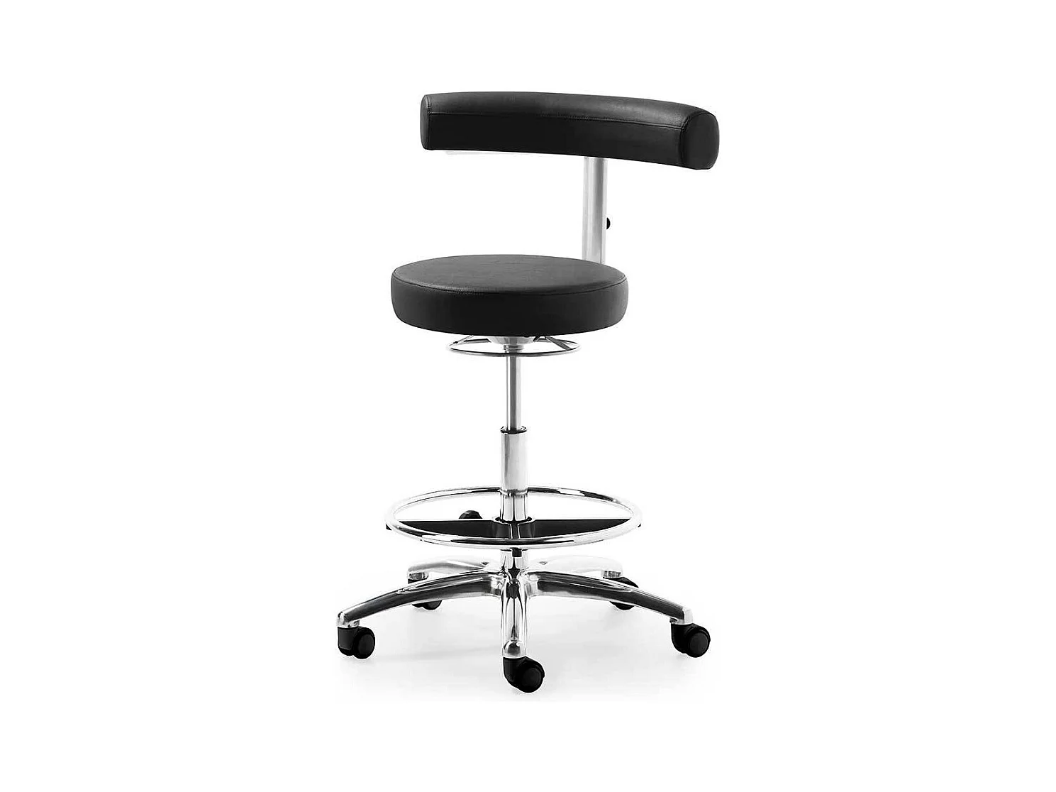 Drehstuhl mit Armablage in modernem Design Gasdruck höhenverstellbar